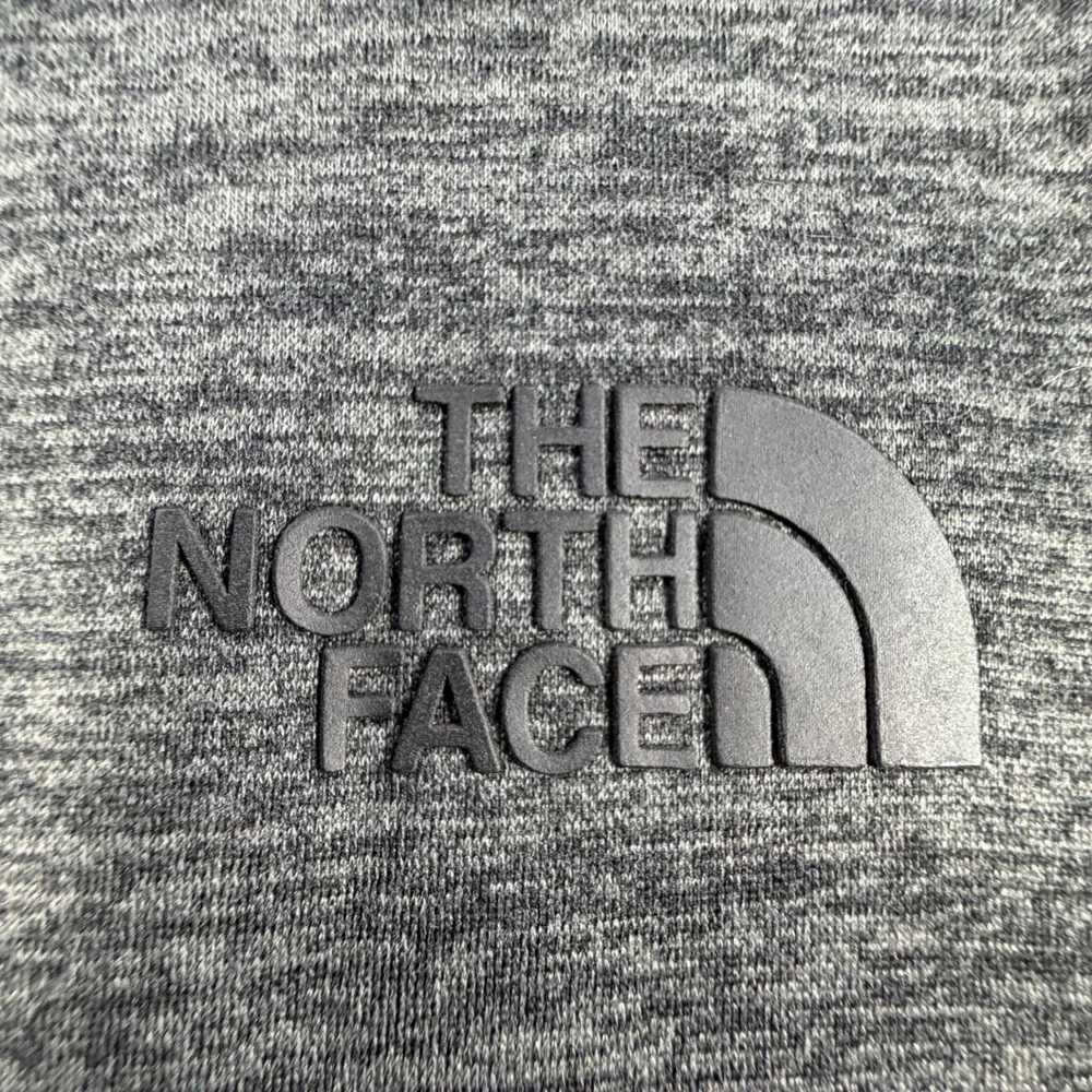 The North Face Mens Large Skyline Full Zip Fleece Jacket Dark Gray Penske Logo
